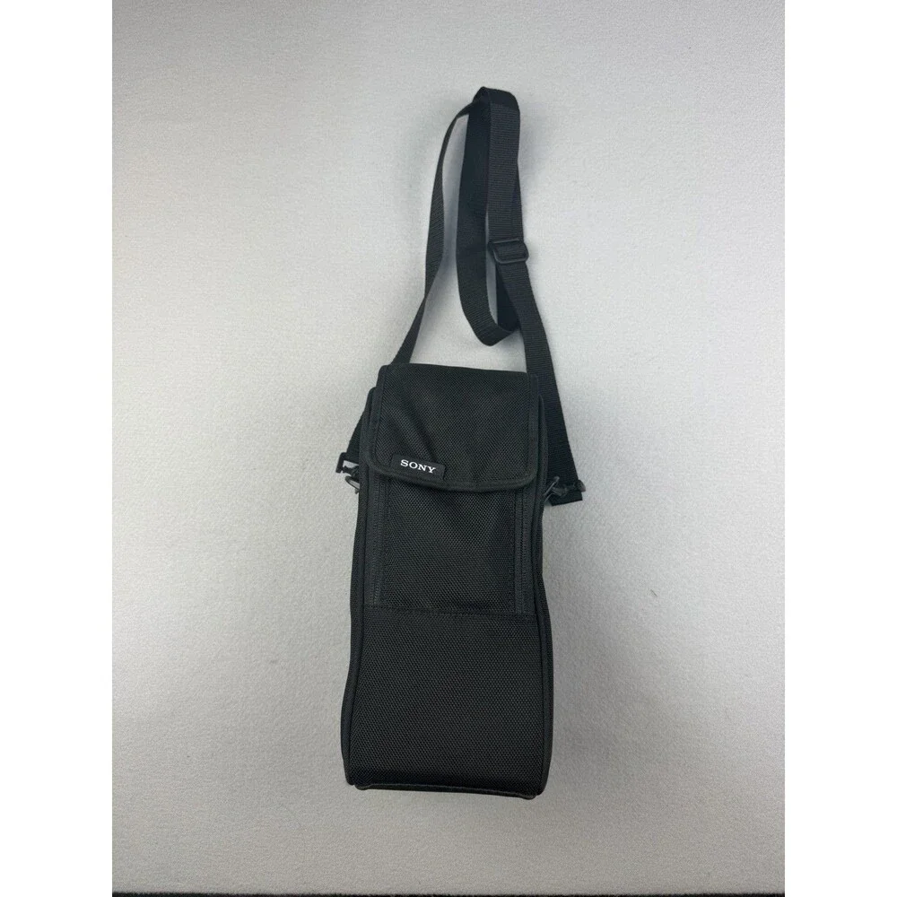 Genuine Sony Soft Zipper Lens Case Pouch Black Nylon for FE 70-200mm f2.8 Strap